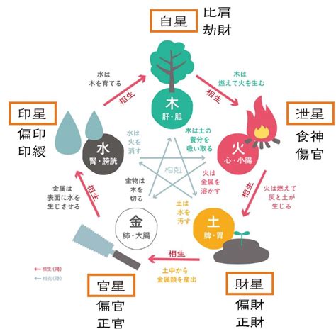 陽水五行|【四柱推命】五行を調べる！五行バランスで相性占い。